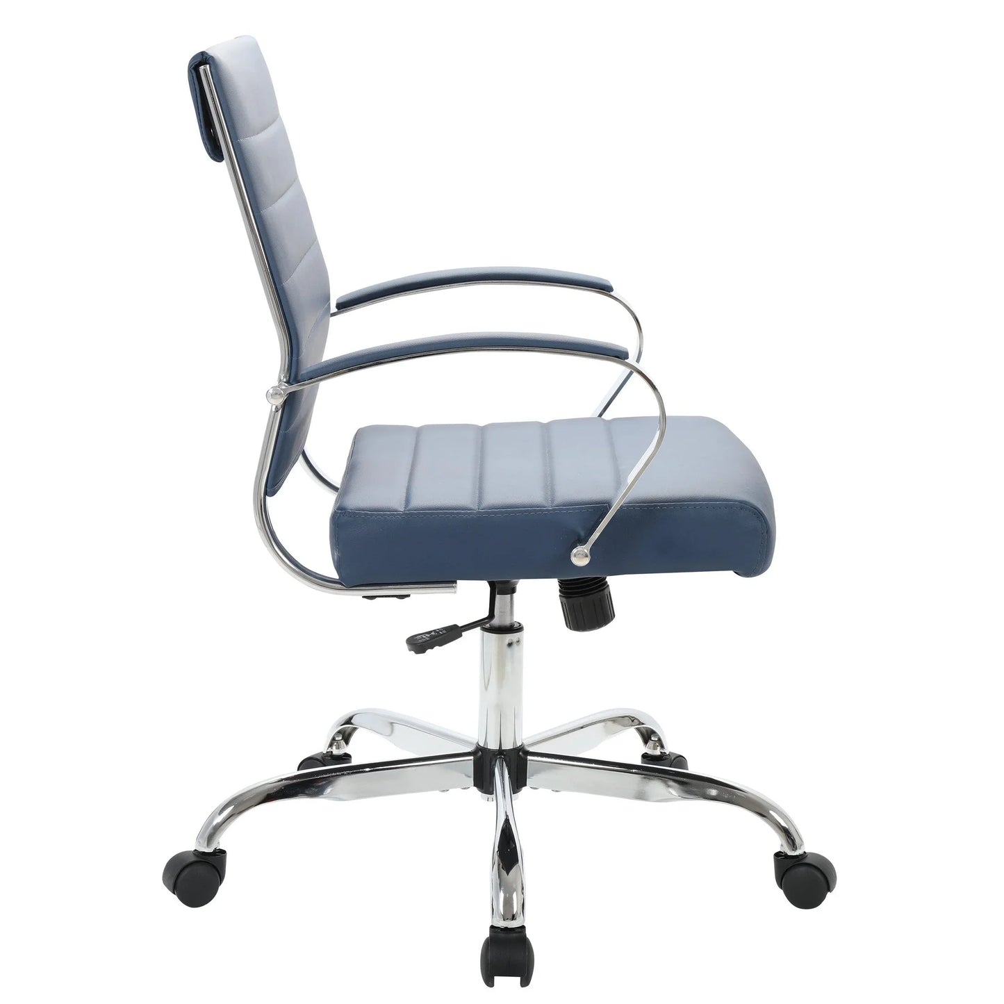 Benmar Mid-Back Leather Office Conference Chair Adjustable Height, Swivel, and Tilt - Elax Furniture