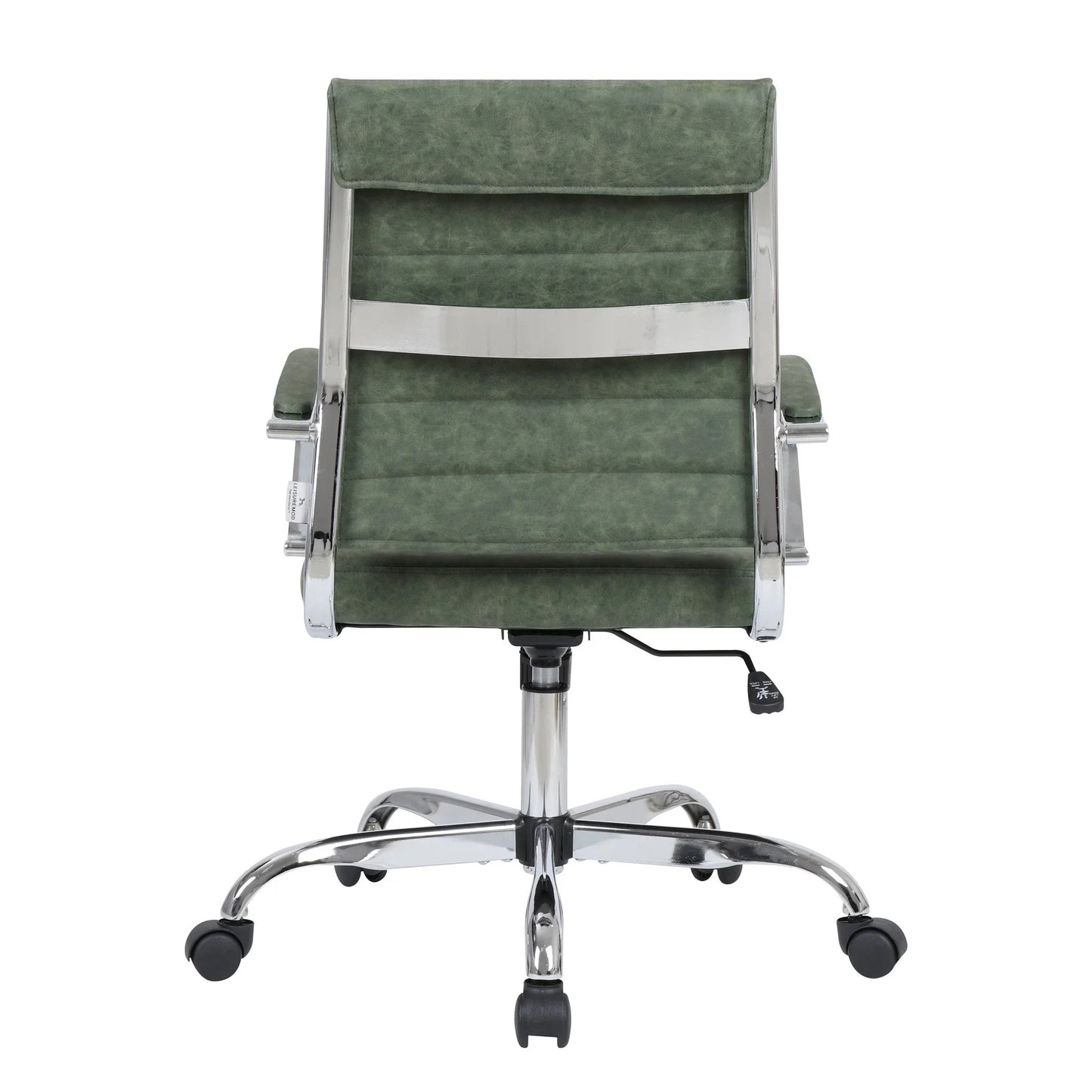 Benmar Mid-Back Leather Office Conference Chair Adjustable Height, Swivel, and Tilt - Elax Furniture