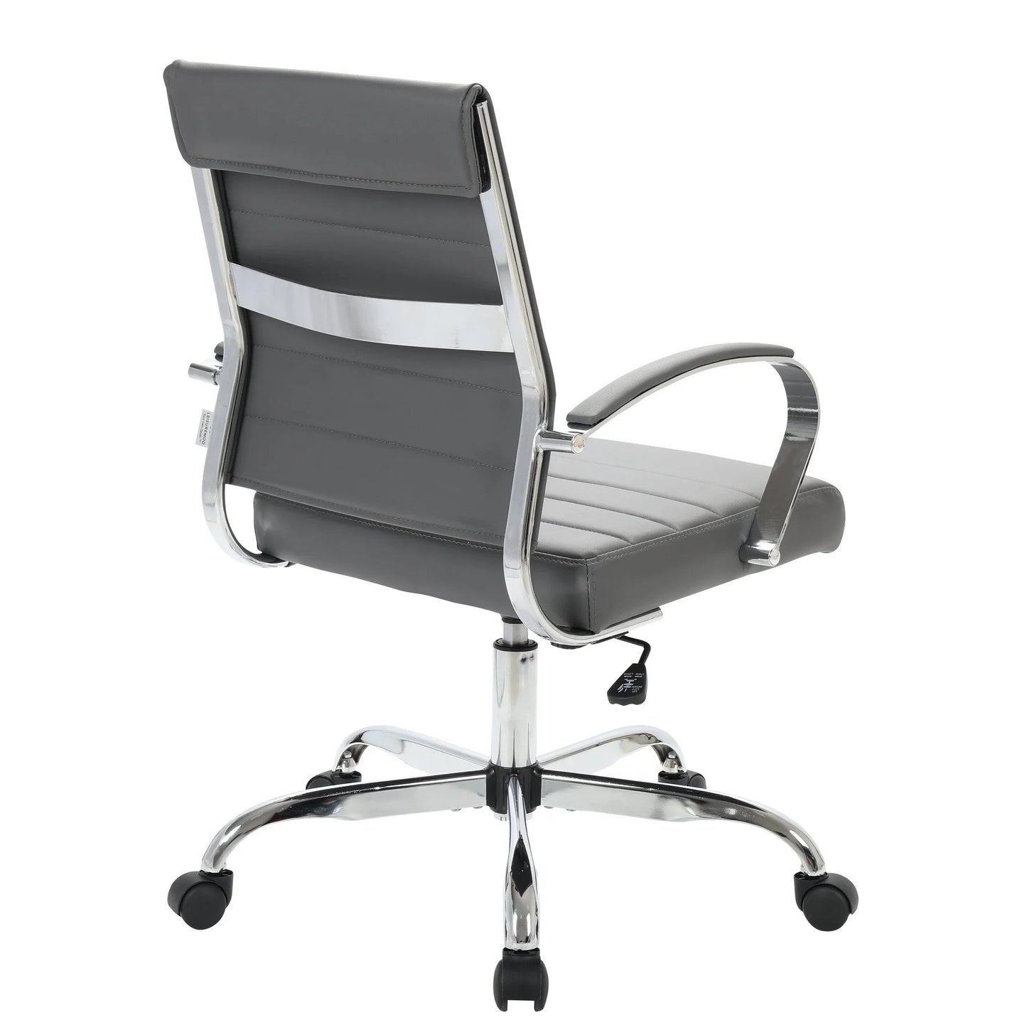 Benmar Mid-Back Leather Office Conference Chair Adjustable Height, Swivel, and Tilt - Elax Furniture