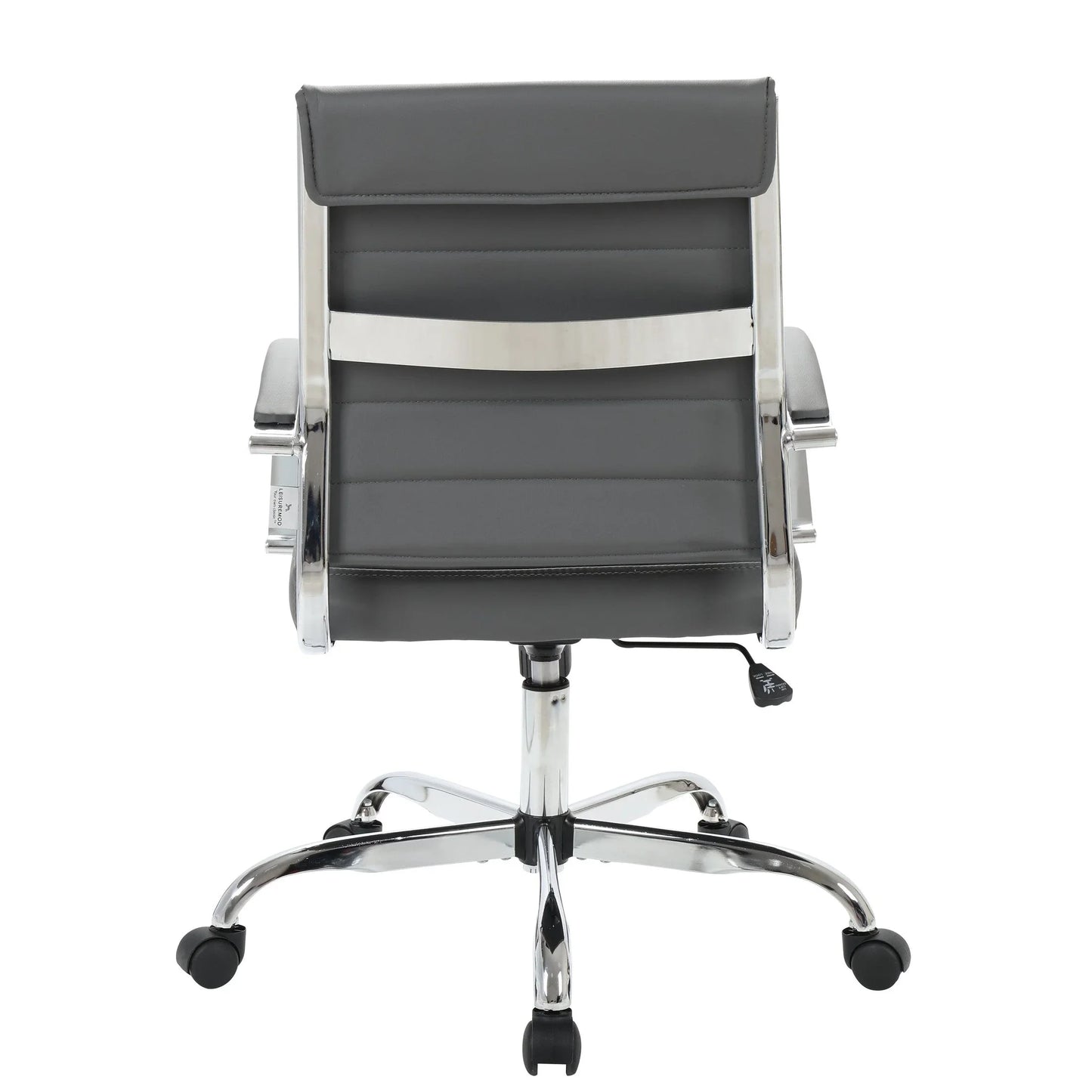 Benmar Mid-Back Leather Office Conference Chair Adjustable Height, Swivel, and Tilt - Elax Furniture