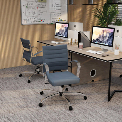 Benmar Mid-Back Mesh Adjustable Office Conference Chair - Elax Furniture