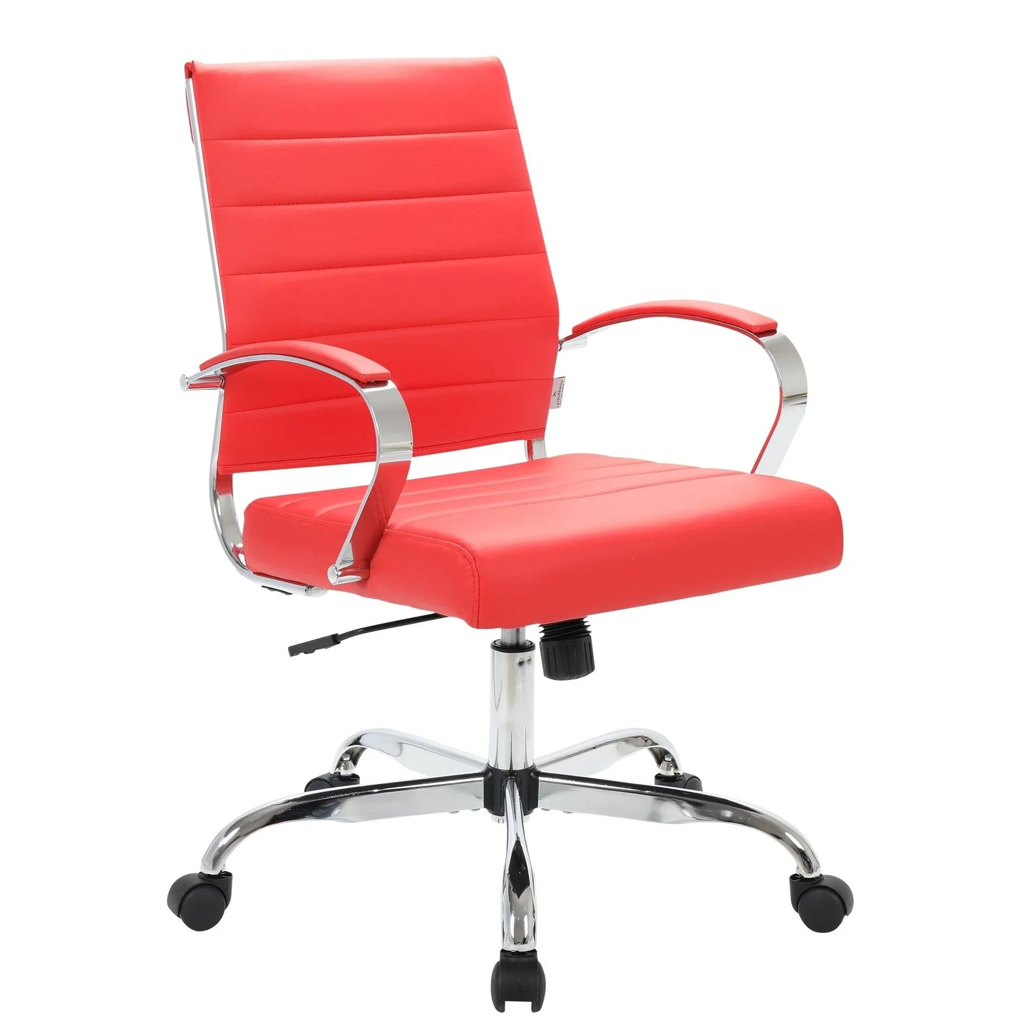 Benmar Mid-Back Leather Office Conference Chair Adjustable Height, Swivel, and Tilt - Elax Furniture