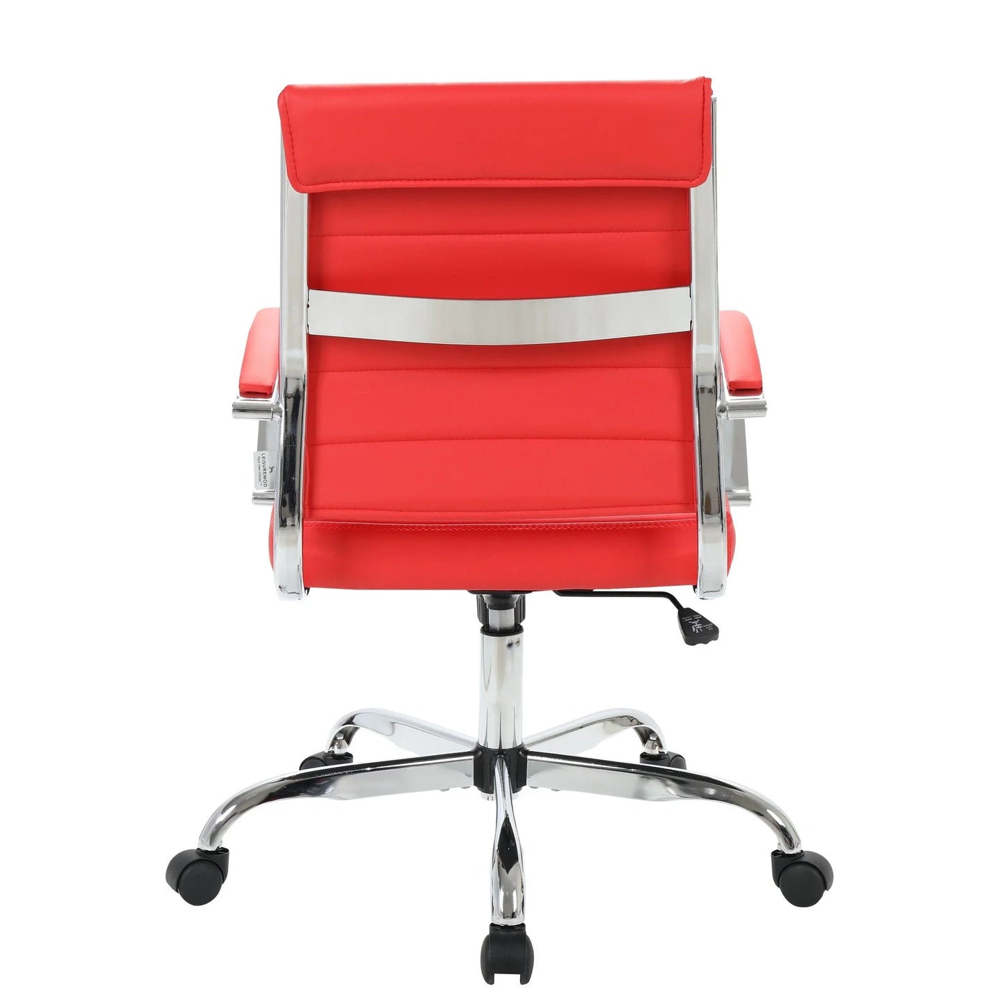 Benmar Mid-Back Leather Office Conference Chair Adjustable Height, Swivel, and Tilt - Elax Furniture