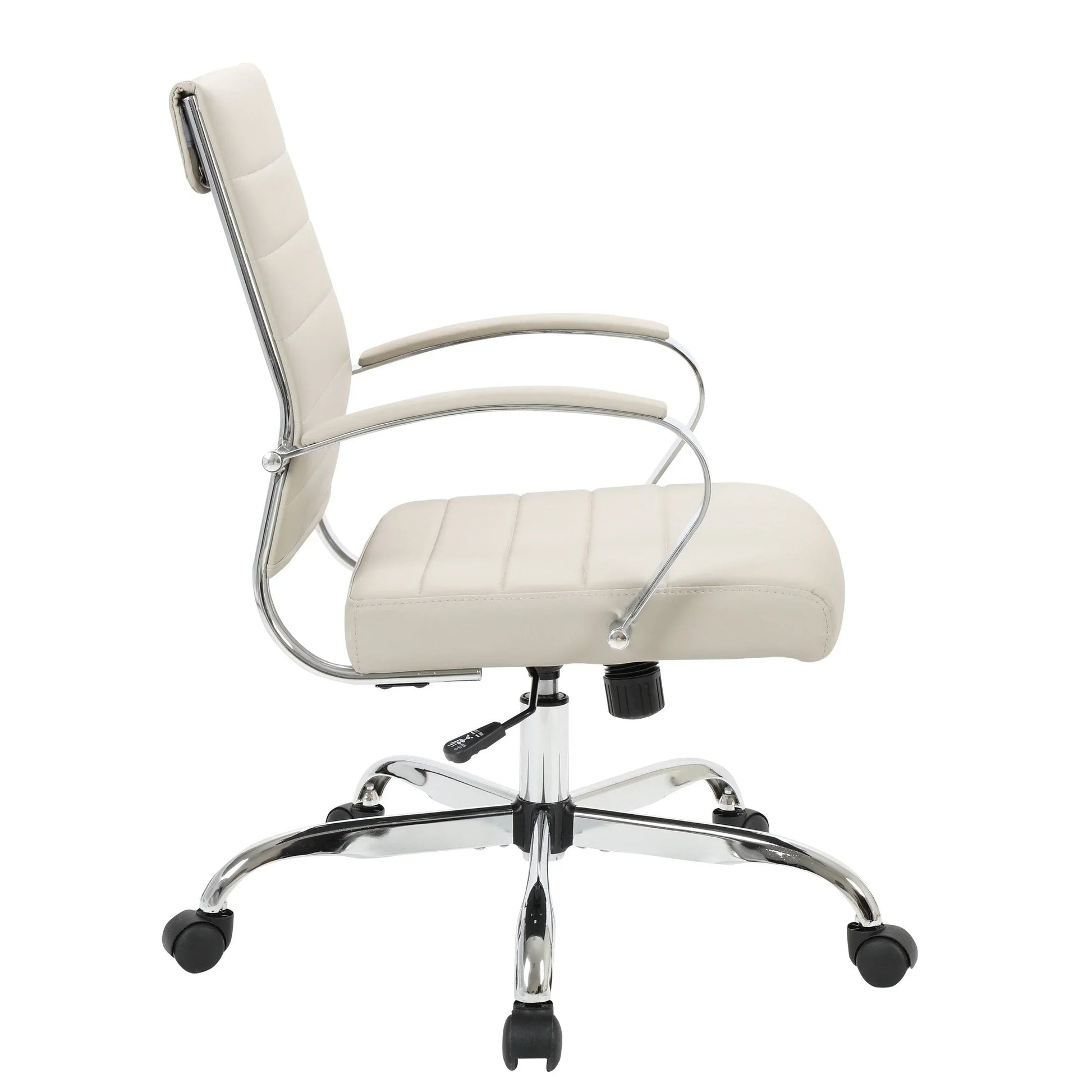 Benmar Mid-Back Leather Office Conference Chair Adjustable Height, Swivel, and Tilt - Elax Furniture