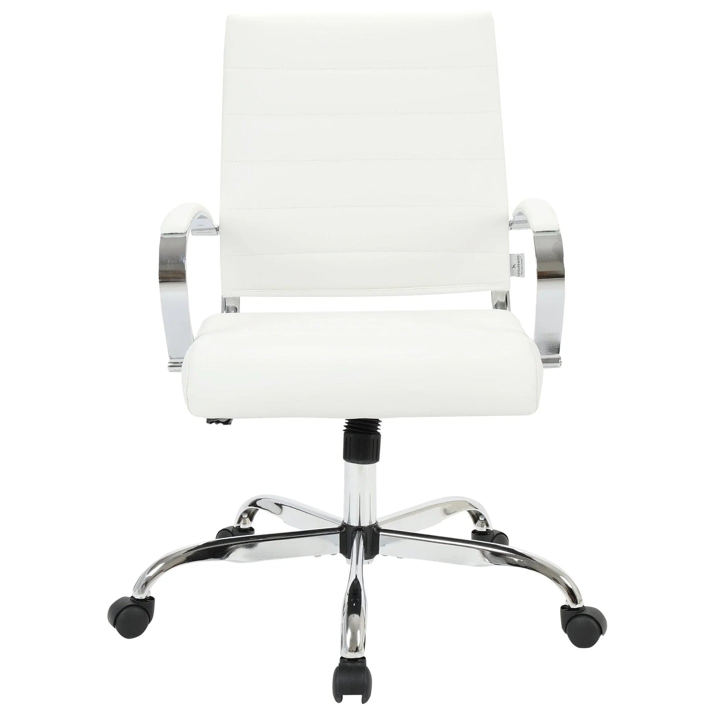 Benmar Mid-Back Leather Office Conference Chair Adjustable Height, Swivel, and Tilt - Elax Furniture