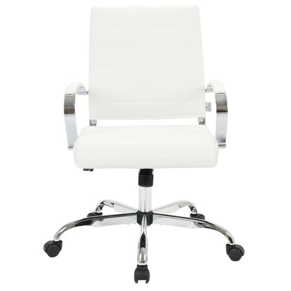 Benmar Mid-Back Leather Office Conference Chair Adjustable Height, Swivel, and Tilt - Elax Furniture