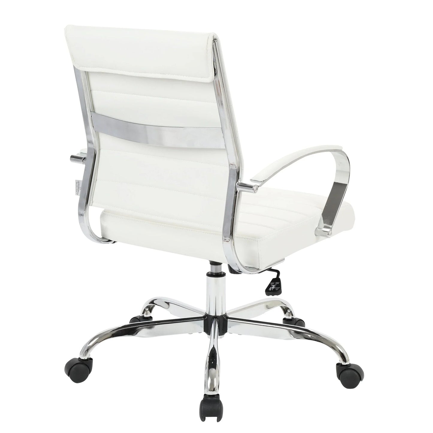 Benmar Mid-Back Leather Office Conference Chair Adjustable Height, Swivel, and Tilt - Elax Furniture