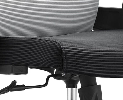 Brio Mid-Back Adjustable Office Chair Upholstered in Cotton - Elax Furniture