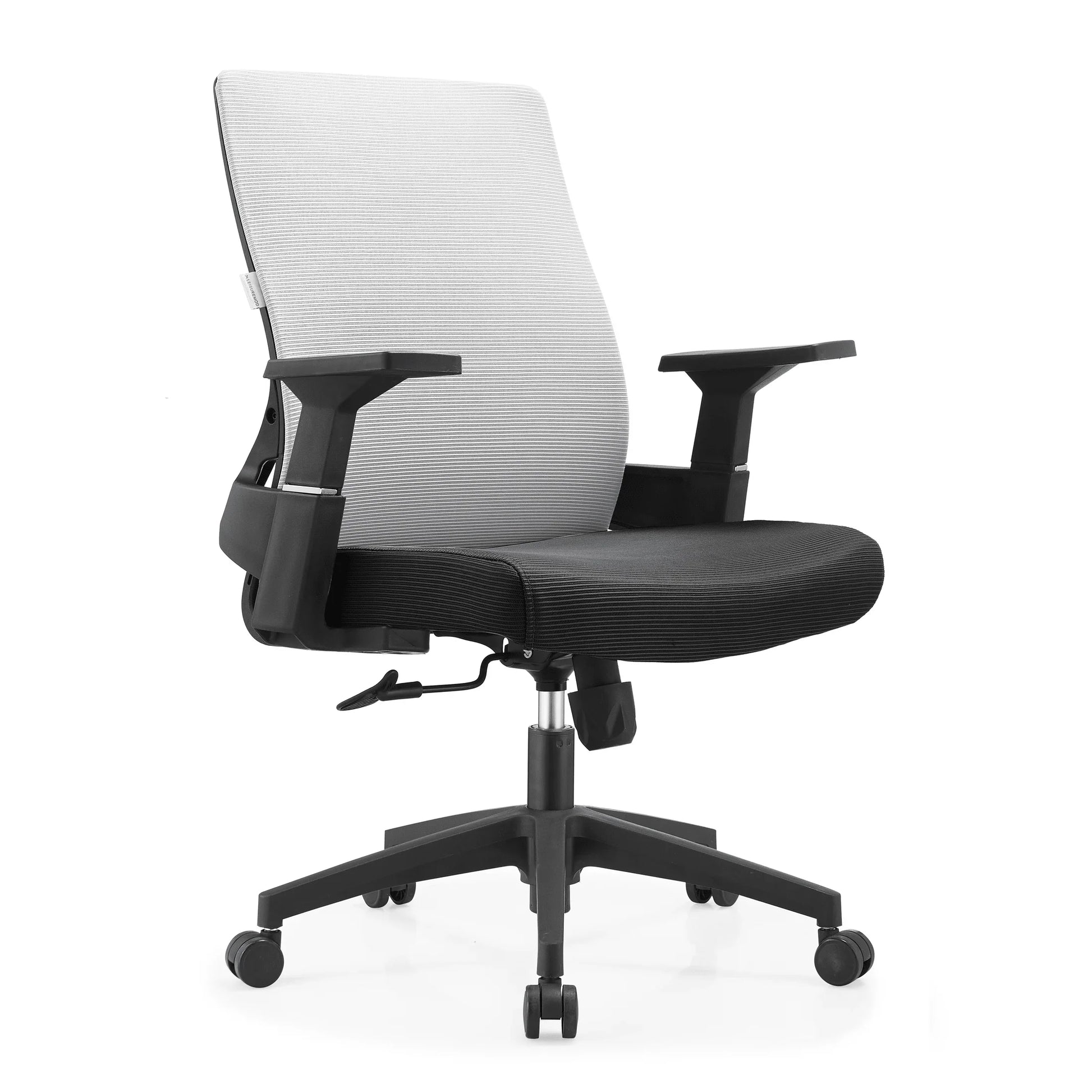 Brio Mid-Back Adjustable Office Chair Upholstered in Cotton - Elax Furniture