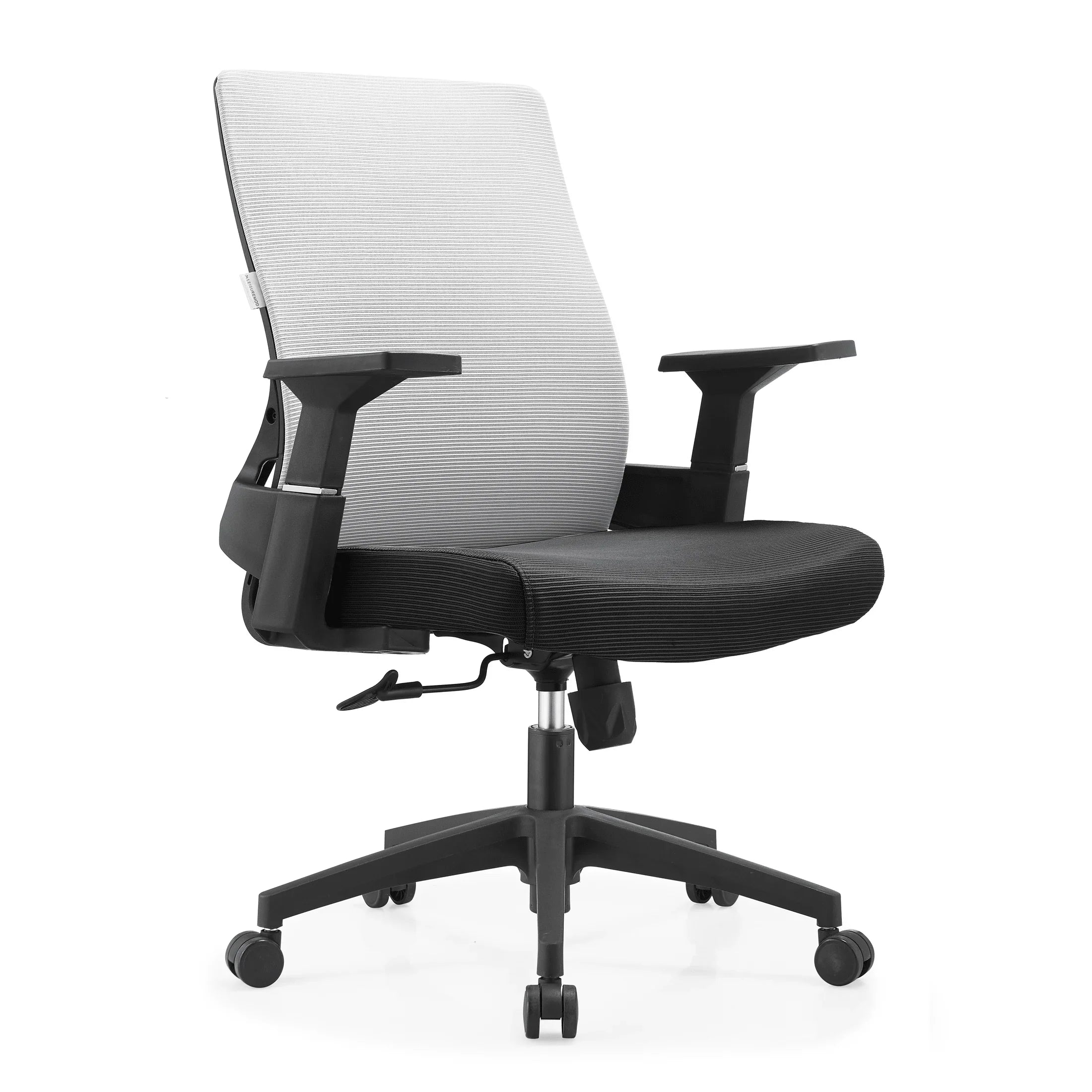 Brio Mid-Back Adjustable Office Chair Upholstered in Cotton - Elax Furniture