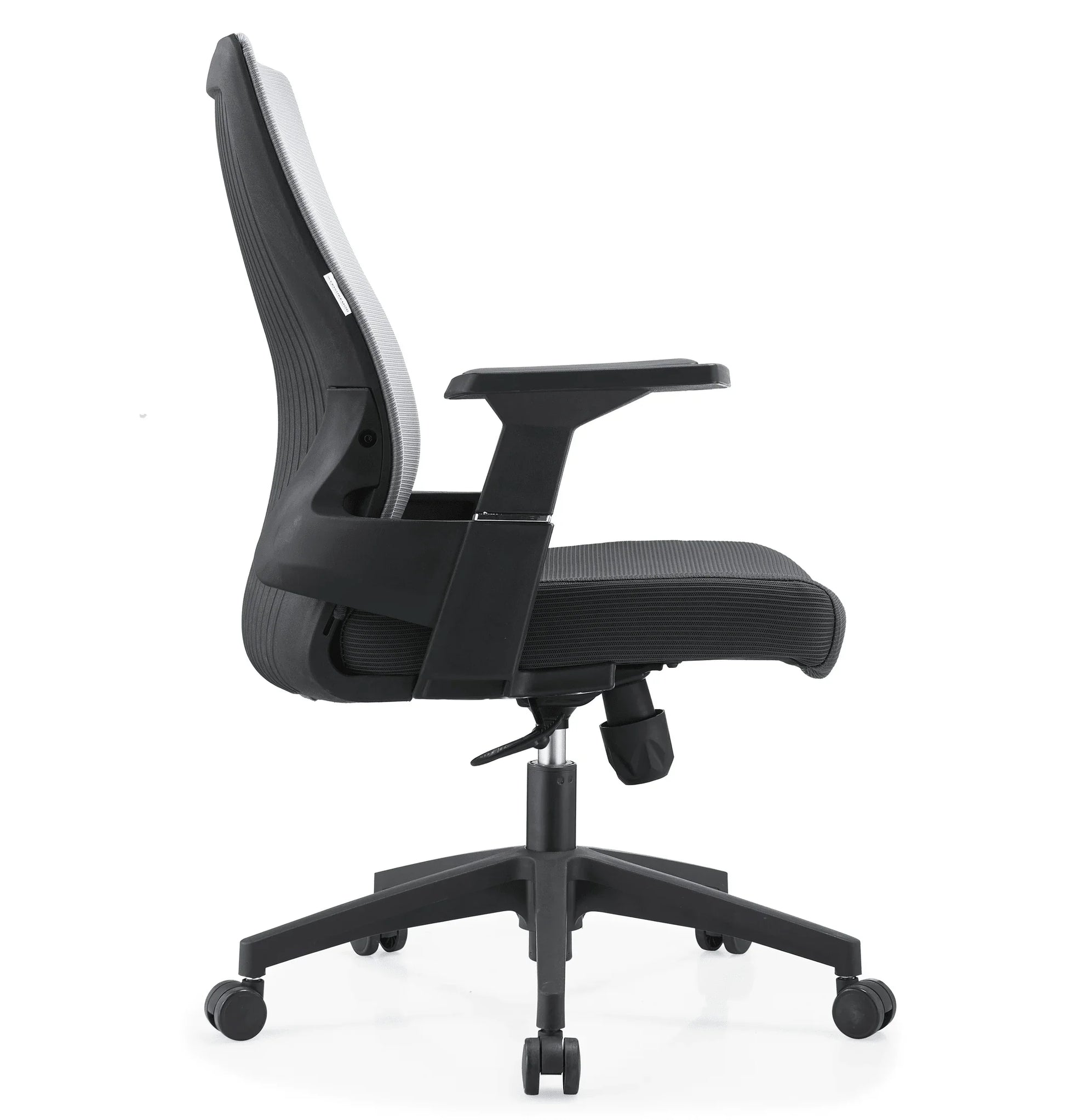 Brio Mid-Back Adjustable Office Chair Upholstered in Cotton - Elax Furniture