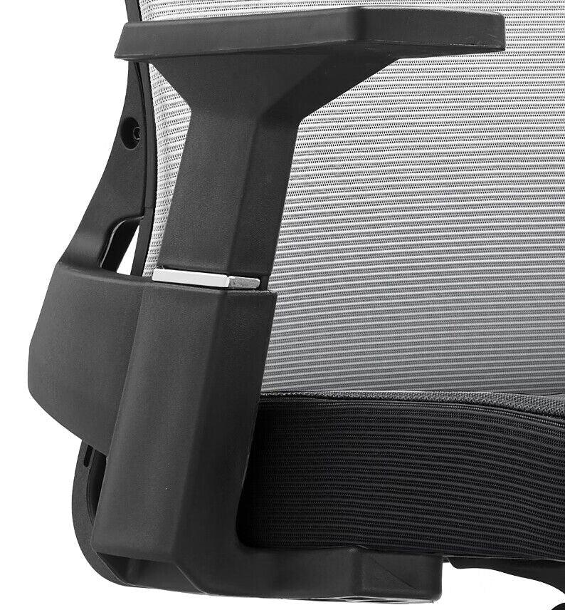 Brio Mid-Back Adjustable Office Chair Upholstered in Cotton - Elax Furniture