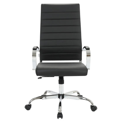 Benmar High-Back Leather Adjustable Office Conference Chair - Elax Furniture