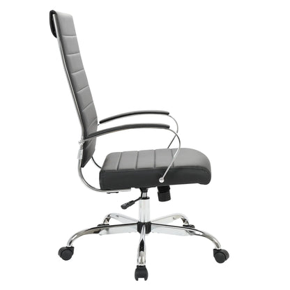 Benmar High-Back Leather Adjustable Office Conference Chair - Elax Furniture