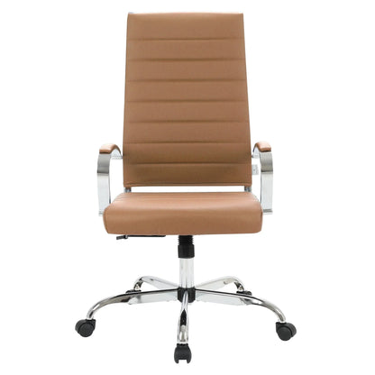 Benmar High-Back Leather Adjustable Office Conference Chair - Elax Furniture