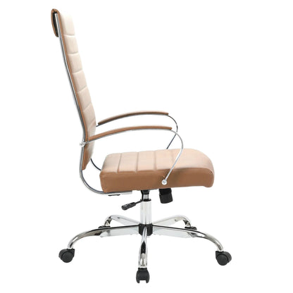 Benmar High-Back Leather Adjustable Office Conference Chair - Elax Furniture
