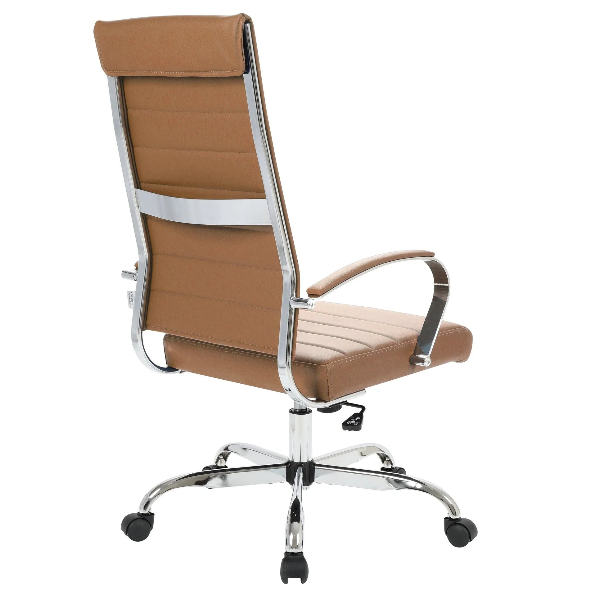 Benmar High-Back Leather Adjustable Office Conference Chair - Elax Furniture