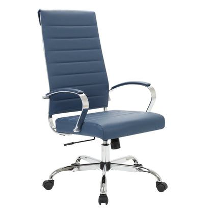 Benmar High-Back Leather Adjustable Office Conference Chair - Elax Furniture