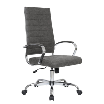 Benmar High-Back Leather Adjustable Office Conference Chair - Elax Furniture