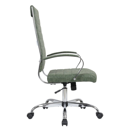 Benmar High-Back Leather Adjustable Office Conference Chair - Elax Furniture