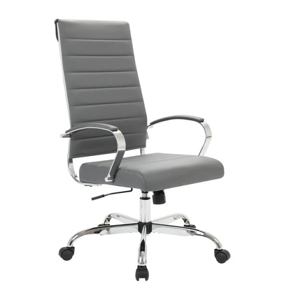 Benmar High-Back Leather Adjustable Office Conference Chair - Elax Furniture