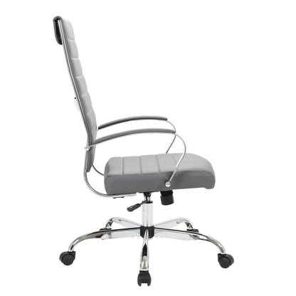 Benmar High-Back Leather Adjustable Office Conference Chair - Elax Furniture