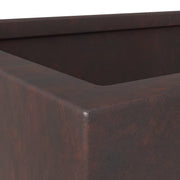 Bloom Mid-Century Modern Rectangular Fiberstone and MGO Clay Planter for Indoor and Outdoor - Elax Furniture