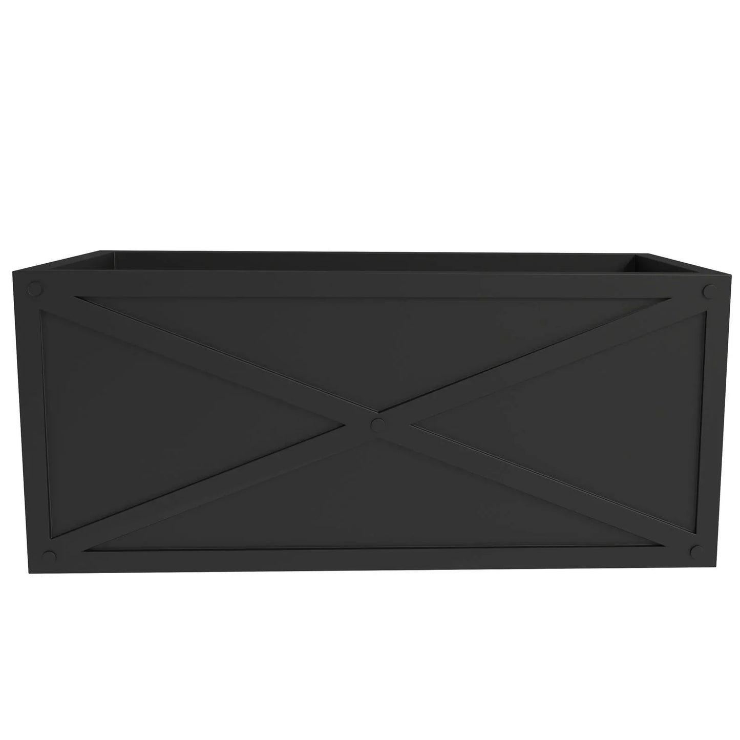 Bonsai Fiberglass and Clay Planter - Rectangular Weather-Resistant Planter Box with Drainage Holes - Elax Furniture