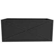 Bonsai Fiberglass and Clay Planter - Rectangular Weather-Resistant Planter Box with Drainage Holes - Elax Furniture