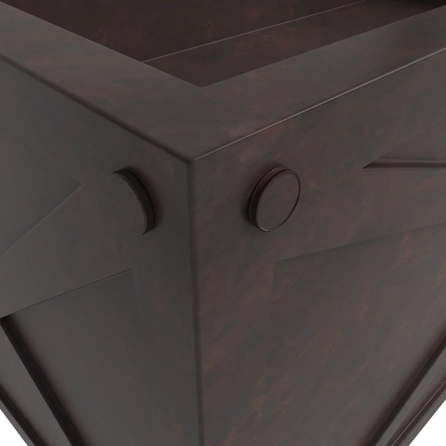 Bonsai Fiberglass and Clay Planter - Rectangular Weather-Resistant Planter Box with Drainage Holes - Elax Furniture