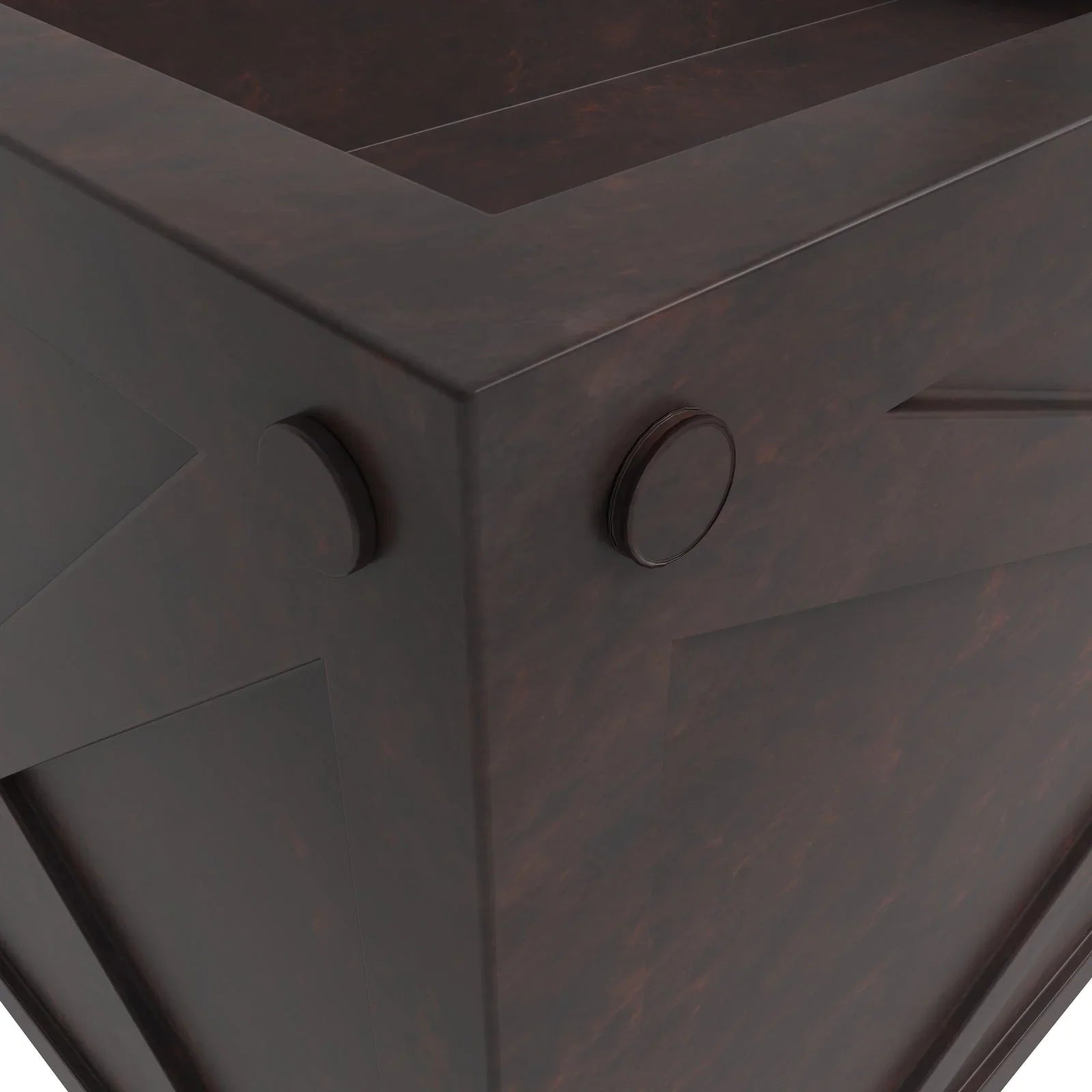 Bonsai Fiberglass and Clay Planter - Rectangular Weather-Resistant Planter Box with Drainage Holes - Elax Furniture