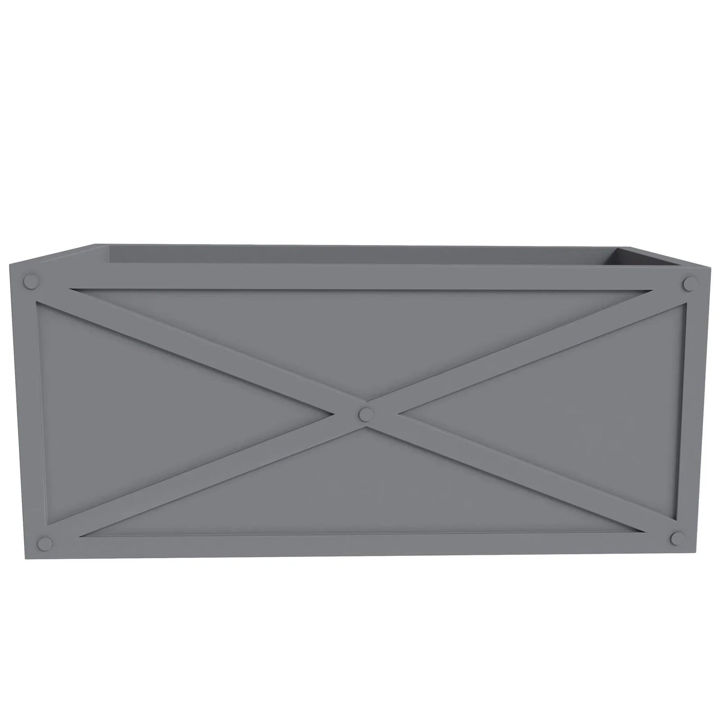 Bonsai Fiberglass and Clay Planter - Rectangular Weather-Resistant Planter Box with Drainage Holes - Elax Furniture