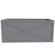 Bonsai Fiberglass and Clay Planter - Rectangular Weather-Resistant Planter Box with Drainage Holes - Elax Furniture