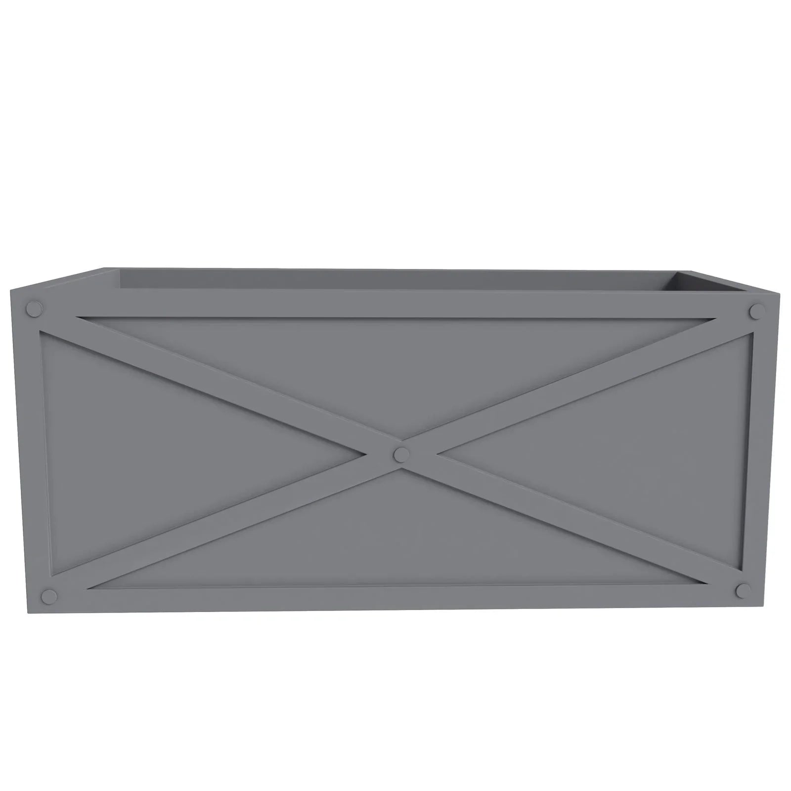 Bonsai Fiberglass and Clay Planter - Rectangular Weather-Resistant Planter Box with Drainage Holes - Elax Furniture