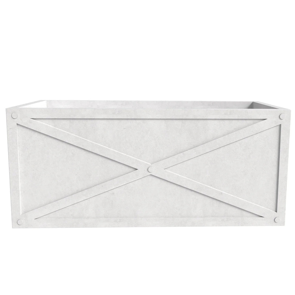 Bonsai Fiberglass and Clay Planter - Rectangular Weather-Resistant Planter Box with Drainage Holes - Elax Furniture