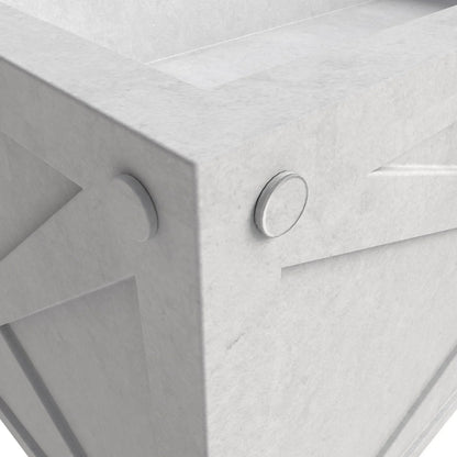 Bonsai Fiberglass and Clay Planter - Rectangular Weather-Resistant Planter Box with Drainage Holes - Elax Furniture