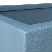 Bloom 3-Piece Modern Fiberstone and MGO Clay Rectangular Planter Set for Indoor and Outdoor - Elax Furniture