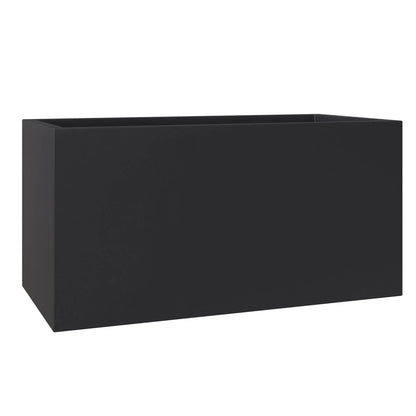 Bloom 3-Piece Modern Fiberstone and MGO Clay Rectangular Planter Set for Indoor and Outdoor - Elax Furniture