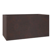Bloom 3-Piece Modern Fiberstone and MGO Clay Rectangular Planter Set for Indoor and Outdoor - Elax Furniture