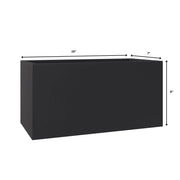 Bloom Mid-Century Modern Rectangular Fiberstone and MGO Clay Planter for Indoor and Outdoor - Elax Furniture