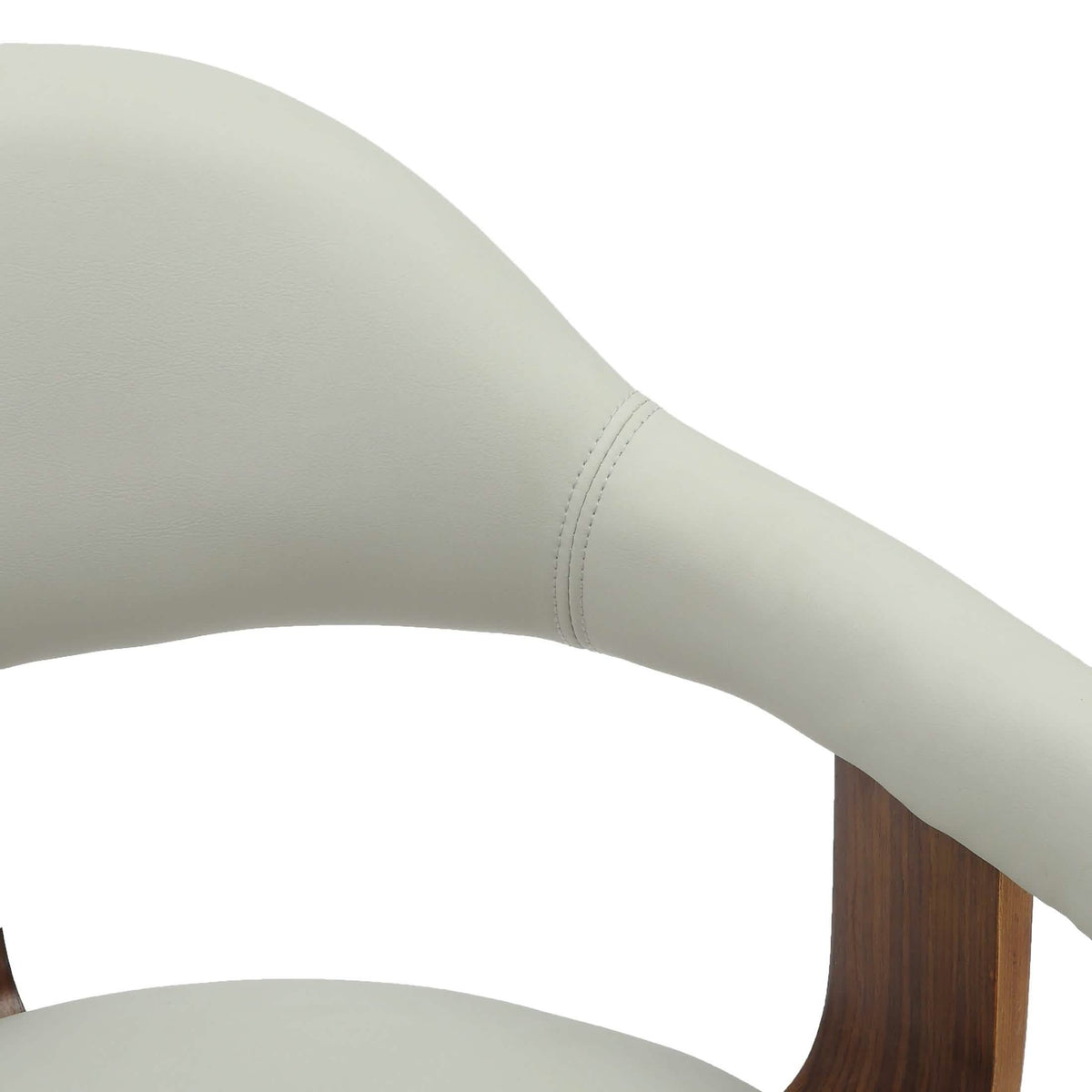 Brivo Modern Wooden Dining Chair With Walnut Color Frame Grey Dining Chair Leisuremod