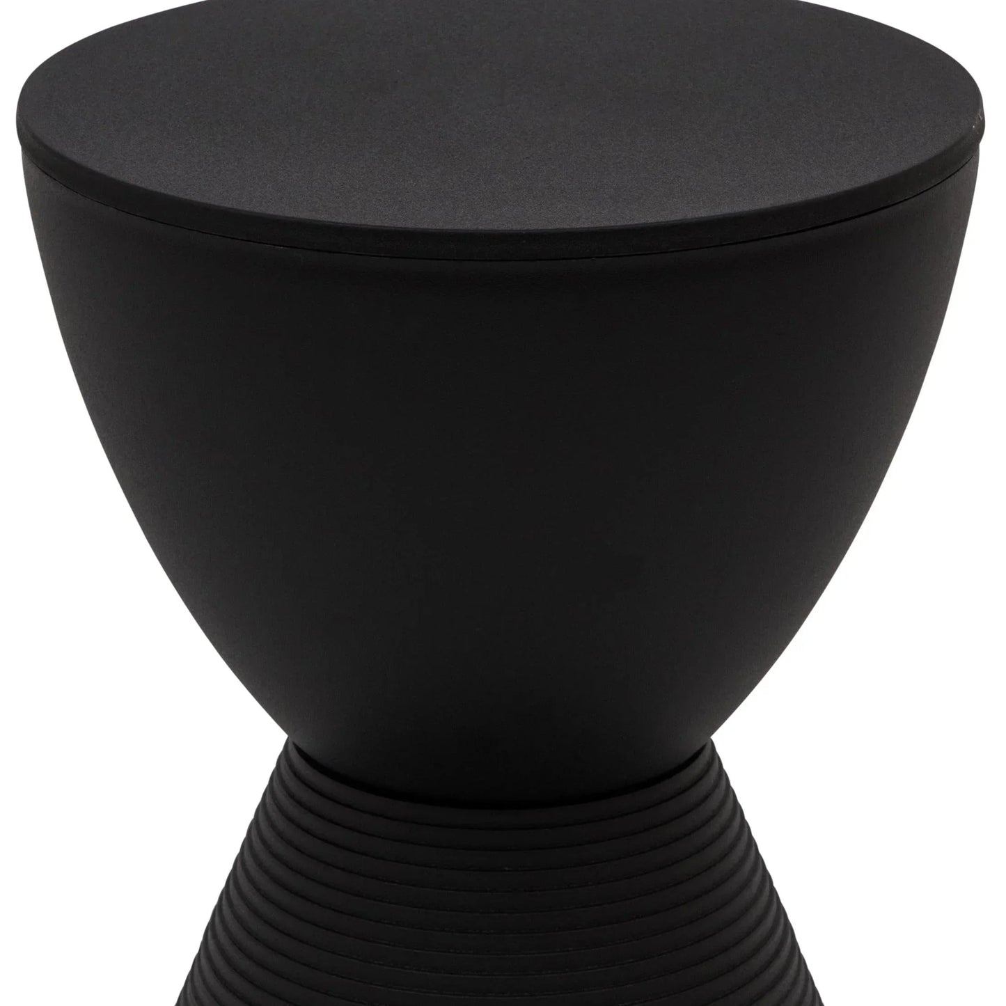 Boyd Storage Round Side End Table in Polypropylene Plastic - Elax Furniture