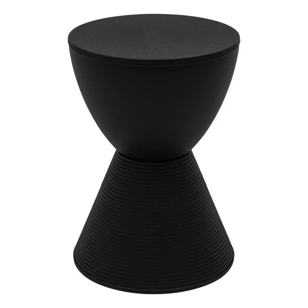 Boyd Storage Round Side End Table in Polypropylene Plastic - Elax Furniture