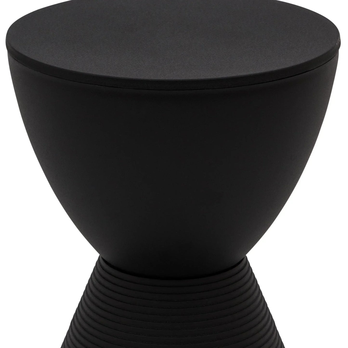 Boyd Storage Round Side End Table in Polypropylene Plastic - Elax Furniture