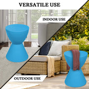 Boyd Storage Round Side End Table in Polypropylene Plastic - Elax Furniture