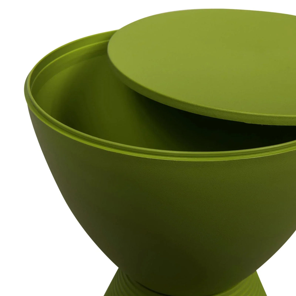 Boyd Storage Round Side End Table in Polypropylene Plastic - Elax Furniture
