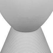 Boyd Storage Round Side End Table in Polypropylene Plastic - Elax Furniture