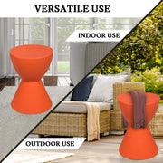 Boyd Storage Round Side End Table in Polypropylene Plastic - Elax Furniture