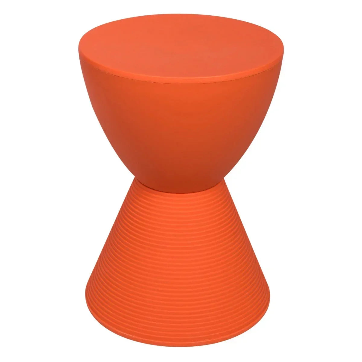 Boyd Storage Round Side End Table in Polypropylene Plastic - Elax Furniture