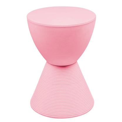 Boyd Storage Round Side End Table in Polypropylene Plastic - Elax Furniture